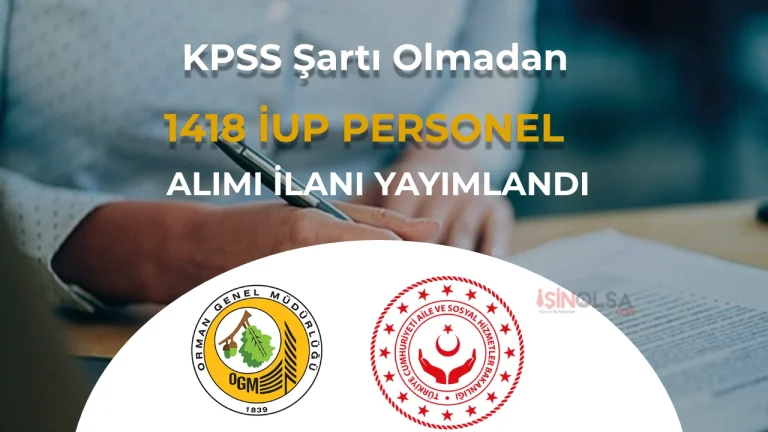 İUP PRSONEL ALIMI