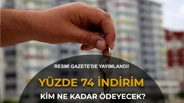 Konutta Yuzde 74 Indirim Kanunlasti Hangi Depremzede Ne Kadar Odeyecek