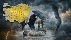 Meteoroloji’den 20 İl İçin Sarı Kodlu Uyarı! Kuvvetli Yağış ve Fırtına Geliyor