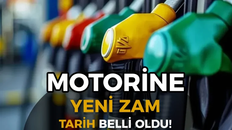 Motorine 7,65 TL Zam Geliyor: Tarih Belli Oldu!