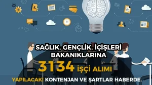 Saglik Genclik Icisleri Bakanligi ve Kaymakamliklara 3134 Isci Alimi Yapilacak 1