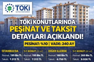 TOKİ Konutlarında Yeni Ödeme Planı Açıklandı!