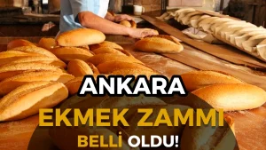 Ankara’da Ekmeğe Zam: Yeni Fiyat 1 Nisan’dan Geçerli
