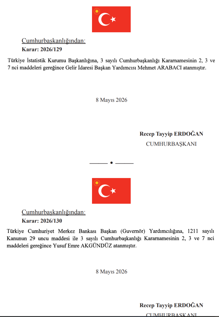 9 Mayıs Resmi Gazete Atama Kararı Yayımlandı! 6 image 126