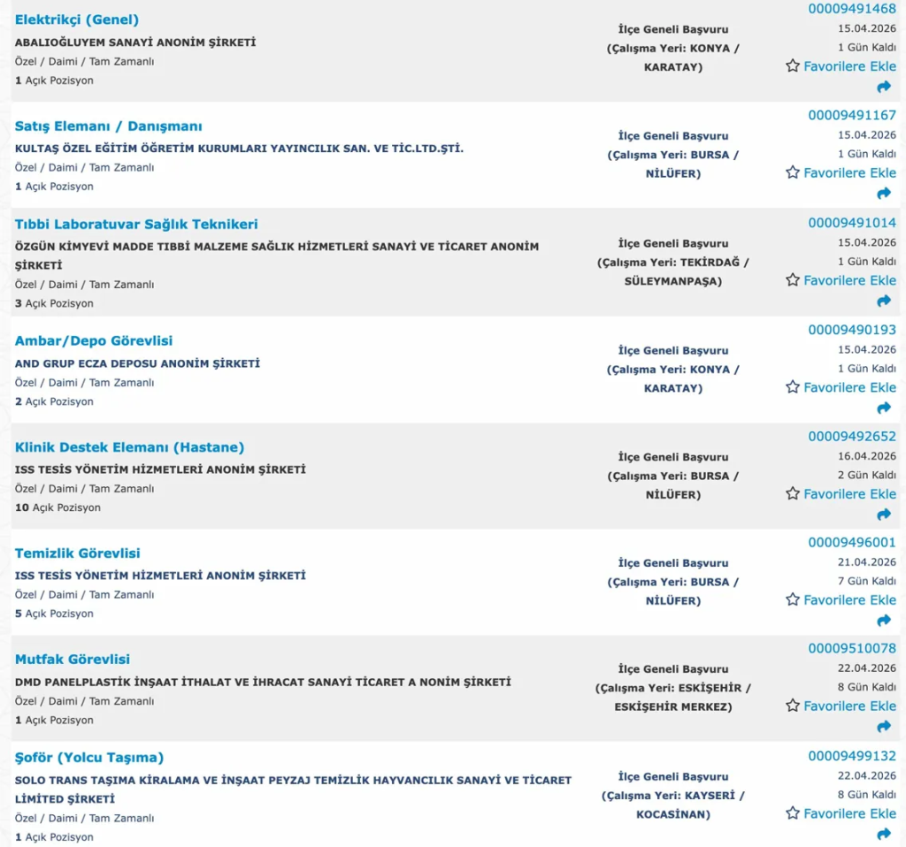 Şehir Hastanelerine KPSS'siz 1034 İşçi Alımı Yapılacak 4 image 30