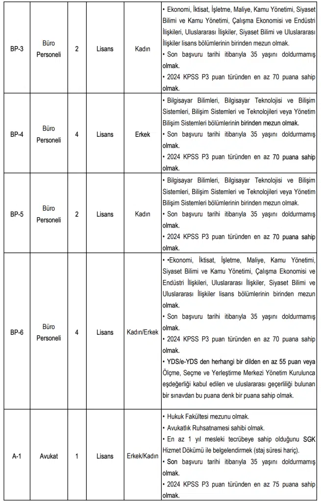 YÖK 35 Sözleşmeli Personel Alımı Yapacak 6 image 45