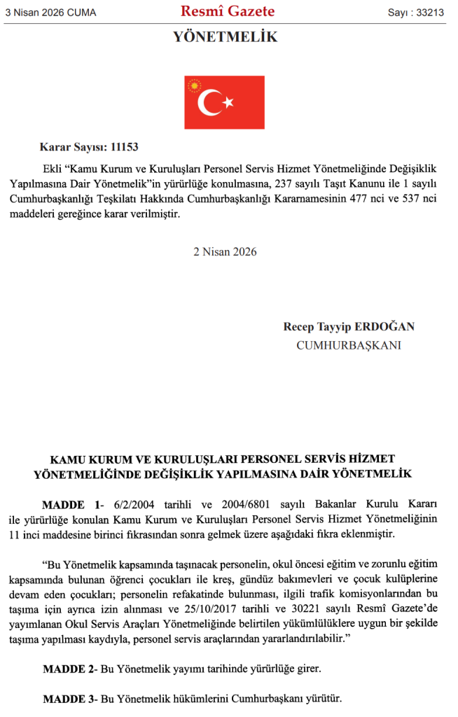 Kamu Çalışanları Dikkat: Servis Aracına Artık Çocuğunuzu da Bindirebilirsiniz 4 image 5