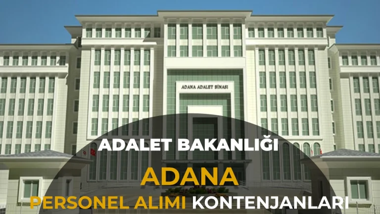 ADANA ADLIYESI PERSONEL ALIMI