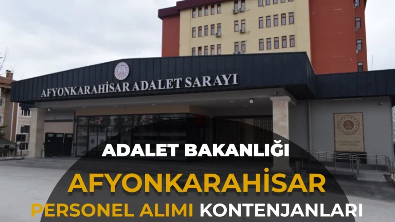 AFYONKARAHISAR ADLIYESI PERSONEL ALIMI