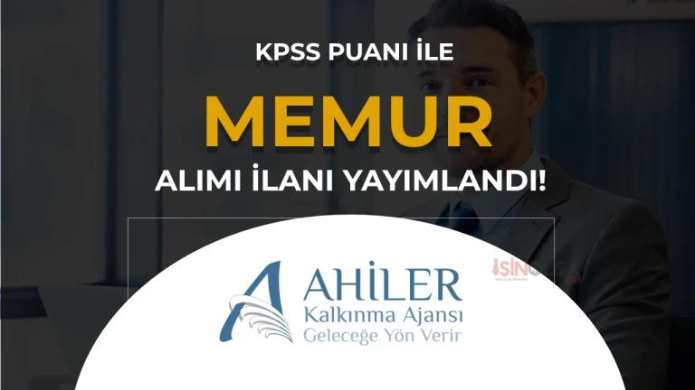 AHİKA Personel Alımı 2026: Ahiler Kalkınma Ajansı Uzman ve Destek Personeli Alıyor