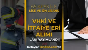 Akharım Belediyesi En Az Lise VHKİ ve İtfaiye Eri Alımı İlanı