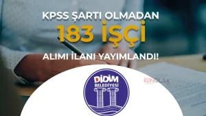 Didim Belediyesi 183 İşçi Alımı Yapacak!