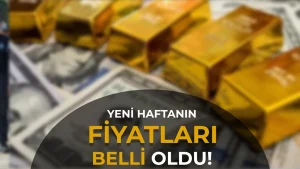 Dolar 45,50 TL, Gram Altın 6.644 TL: 19 Mayıs Haftası Fiyatları Belli Oldu