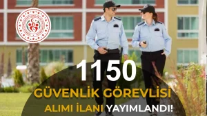 GSB 1150 Koruma ve Guvenlik Gorevlisi Aliyor Basvuru Sartlari