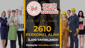 GSB 2610 PERSONEL ALIMI ILANI