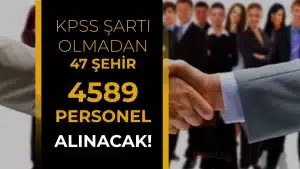İŞKUR Üzerinden 47 Şehir Belediye 4589 İşçi Personel Alacak!