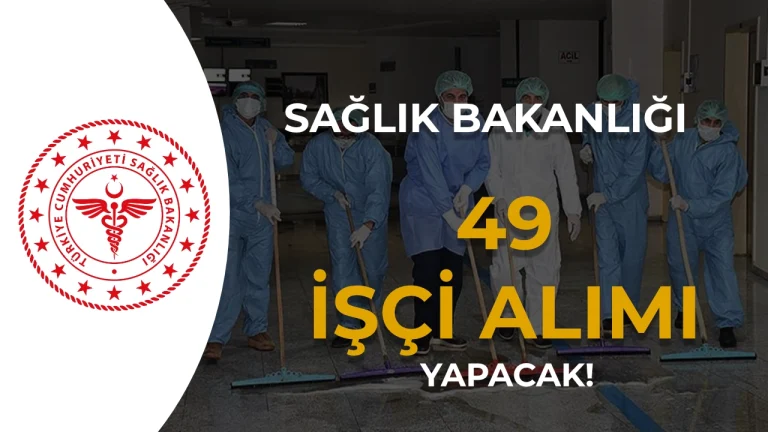 Kütahya İl Sağlık Müdürlüğü İUP Kapsamında 49 İşçi Alacak!