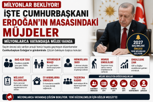 Milyonların Beklediği Düzenlemeler Masada! Erdoğan’ın Önündeki Kritik Başlıklar Gündem Oldu