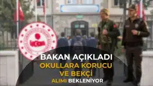 Okullara Bekçi, Köy Okullarına Korucu: Bakan Çiftçi Planı Açıkladı