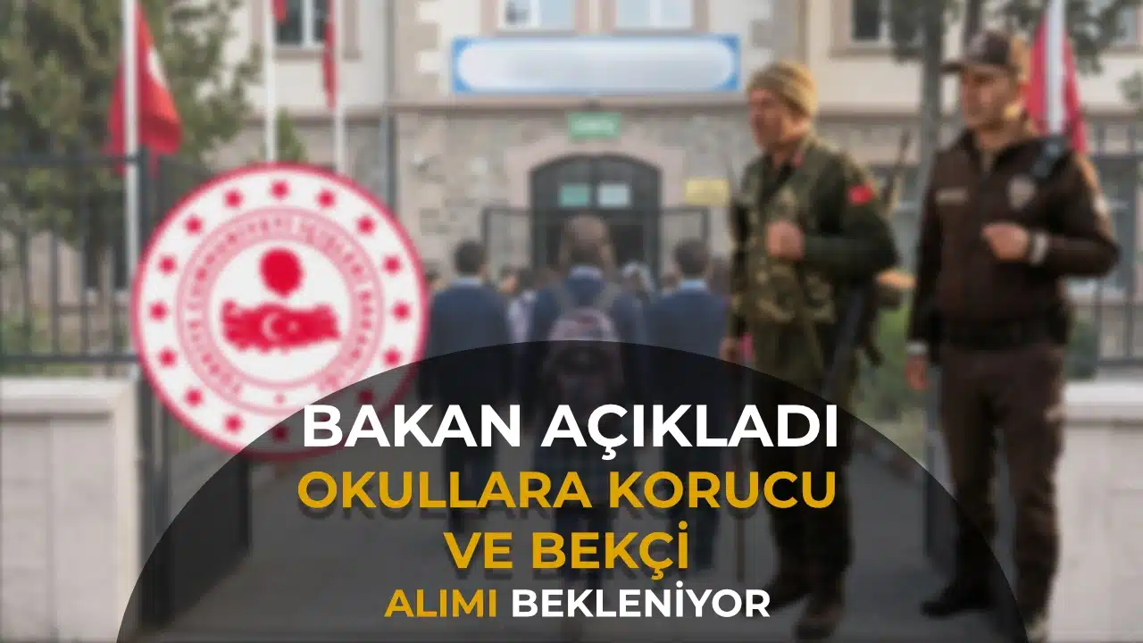 Okullara Bekçi, Köy Okullarına Korucu: Bakan Çiftçi Planı Açıkladı