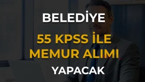 Söğütlü Belediyesi 55 KPSS Puanı İle Memur Alımı Yapacak!