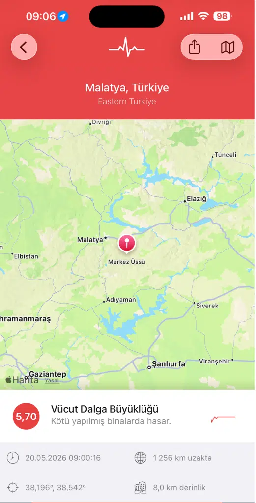 Malatya'da 5,7 Büyüklüğünde Deprem: Merkez Üssü İlden 8 Kilometre Derinlikte 4 image 70