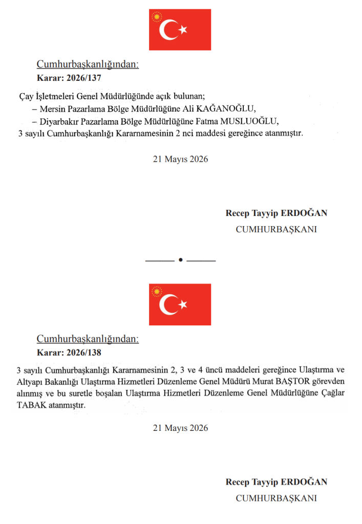 22 Mayıs Resmi Gazete Atama Kararı Yayımlandı! 5 image 79