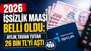 2026 İşsizlik Maaşı Belli Oldu: Aylık Tavan Tutar 26 Bin TL'yi Aştı