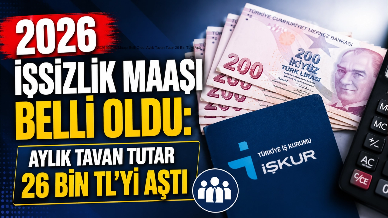 2026 İşsizlik Maaşı Belli Oldu: Aylık Tavan Tutar 26 Bin TL'yi Aştı