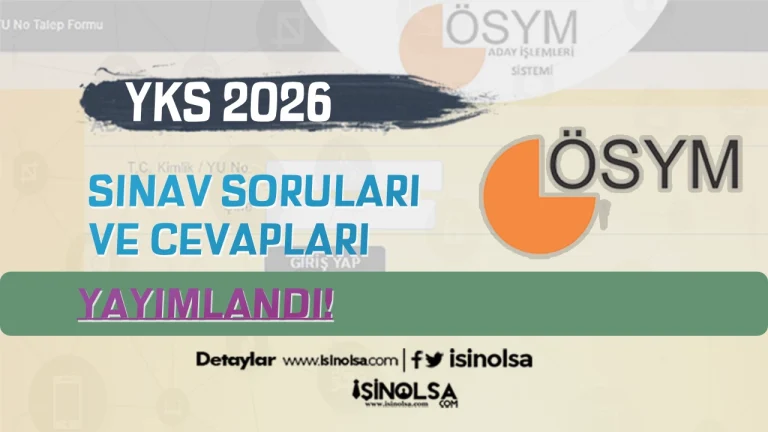 2026 YKS Soru Kitapçıkları ve Cevap Anahtarları Yayımlandı! ÖSYM Erişime Açtı