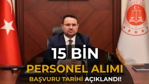 ADALET BAKANLIGI PERSONEL ALIMI HABERI