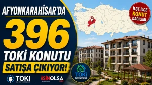 Afyonkarahisar’da 396 TOKİ Konutu Satışa Çıkıyor! İşte İlçe İlçe Konut Dağılımı