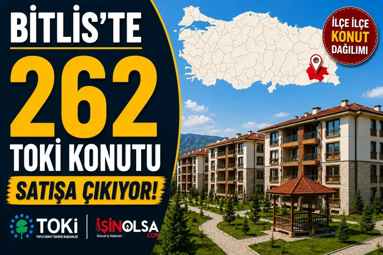 Bitliste 262 TOKI Konutu Satisa Cikiyor Iste Ilce Ilce Konut Dagilimi