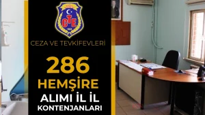 CTE 286 Hemsire Alimi 2026 Basvuru Sartlari KPSS Puani ve Cezaevi Adliye Dagilimi