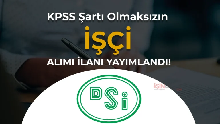 DSİ 3 Şehir Daimi İşçi Alımı İlanı Yayımlandı