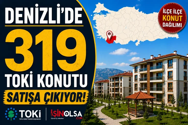 Denizlide 319 TOKI Konutu Satisa Cikiyor Iste Ilce Ilce Konut Dagilimi