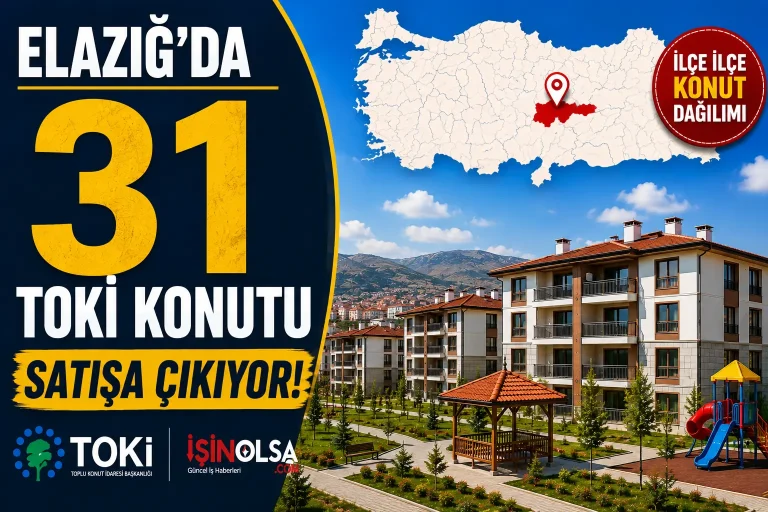 Elazigda 31 TOKI Konutu Satisa Cikiyor Iste Ilce Ilce Konut Dagilimi