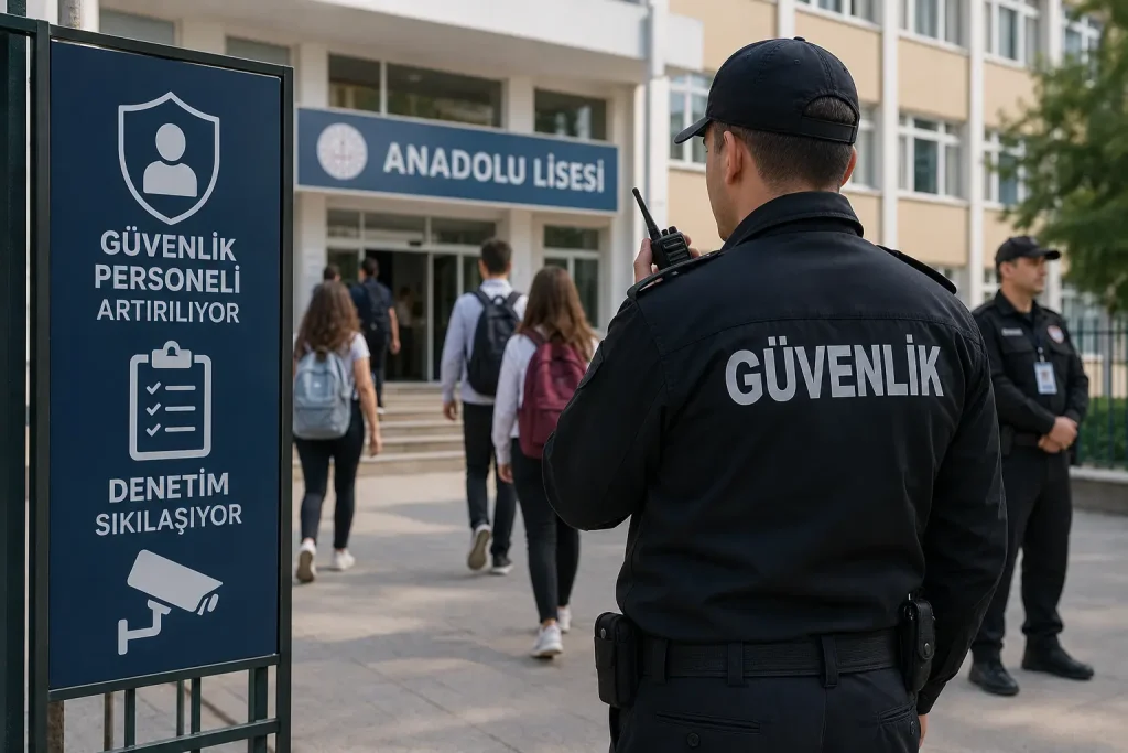 MEB'den Okullara Yeni Güvenlik Tedbirleri 2 Guvenlik Personeli Artiriliyor Denetim Sikilasiyor