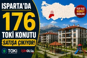 Isparta’da 176 TOKİ Konutu Satışa Çıkıyor! İşte İlçe İlçe Konut Dağılımı