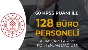 Kültür Bakanlığı 128 Büro Personeli Alımı: Şartlar ve Şehre Göre Kontenjanlar