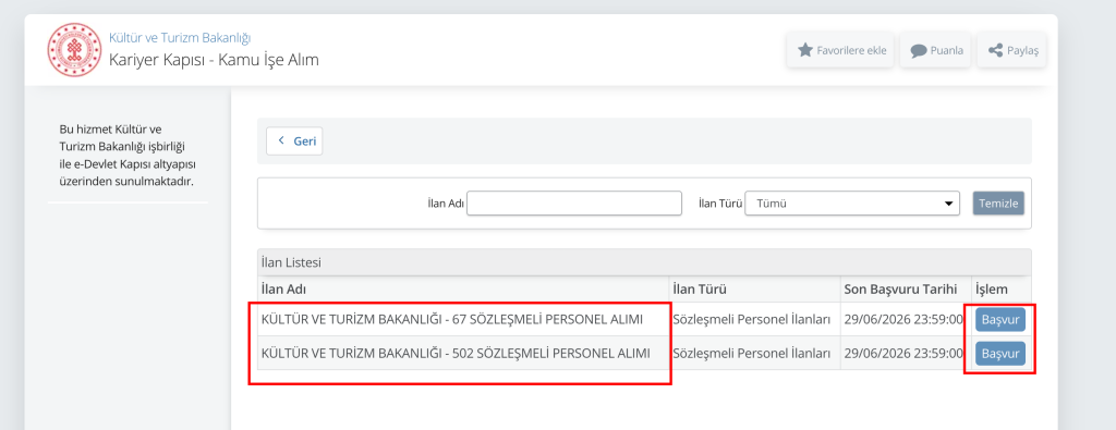 Kültür Bakanlığı 569 Sözleşmeli Personel Alımı: 35 Yaş Şartı Yok, Başvurular Bugün Başladı 4 Kultur Bakanligi 569 Personel Basvuru 1