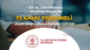 Kültür Bakanlığı DÖSİM 72 Kamu Personeli Alımı Devam Ediyor