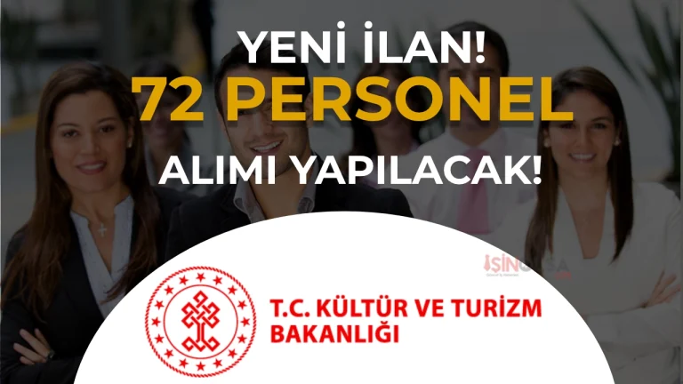 Kültür Bakanlığı Döner Sermaye 72 Sözleşmeli Personel Alıyor - Başvurular 19 Haziran'da Başlıyor