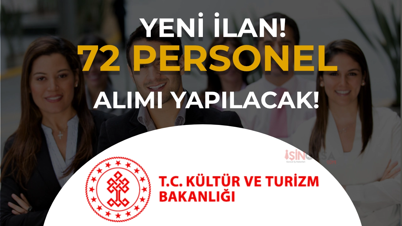 Kültür Bakanlığı Döner Sermaye 72 Sözleşmeli Personel Alıyor - Başvurular 19 Haziran'da Başlıyor