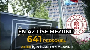 Kültür ve Turizm Bakanlığı 641 Sözleşmeli Personel Alımı Yapıyor