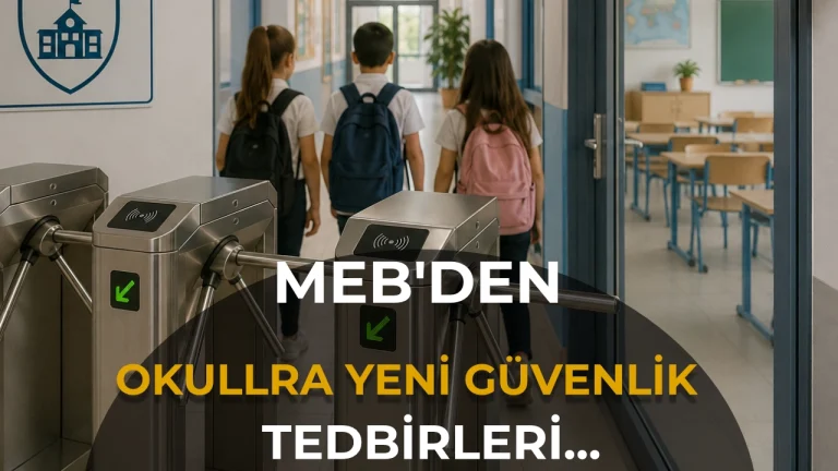 MEB'den Okullara Yeni Güvenlik Tedbirleri