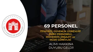 Milli Saraylar İdaresi 69 Personel Alımı Hakkında Duyuru Geldi (İTFAİYECİ, GÜVENLİK GÖREVLİSİ , BÜRO PERSONELİ, MÜHENDİS (İNŞAAT) ve MÜZE GÖREVLİSİ )