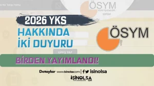 ÖSYM’den 2026 YKS Adaylarına Kritik Uyarı: İki Duyuru Birden