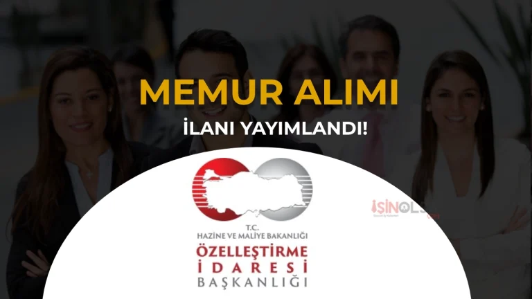 Ozellestirme Idaresi Baskanligi 10 Memur Alimi Yapacak