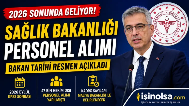 Sağlık Bakanlığı Personel Alımı Tarihi Açıklandı!
